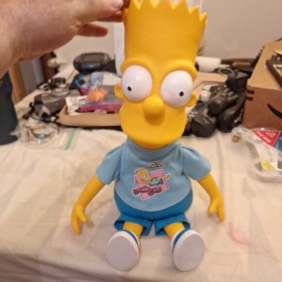 Vintage Bart Simpson 16" Plush Doll 20th Century Fox Matt Groening Dan Dee 1990 - Picture 1 of 7